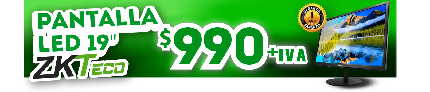pantalla 19 pulgadas mxn $ 990